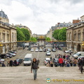 Me, on the steps of the Palais de Justice entrance